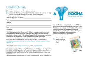 A Rocha - Confidential form - Sept 2013