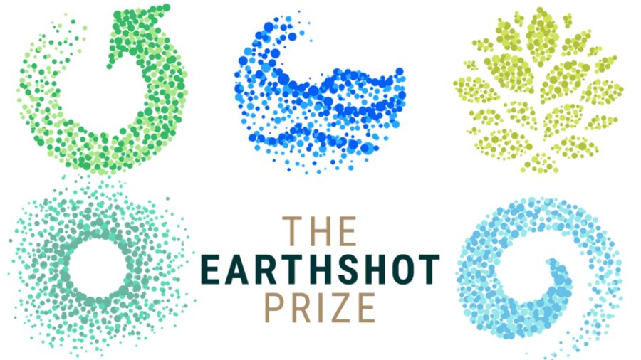 Earthshot Prize categories of nature, air, ocean, climate and waste.