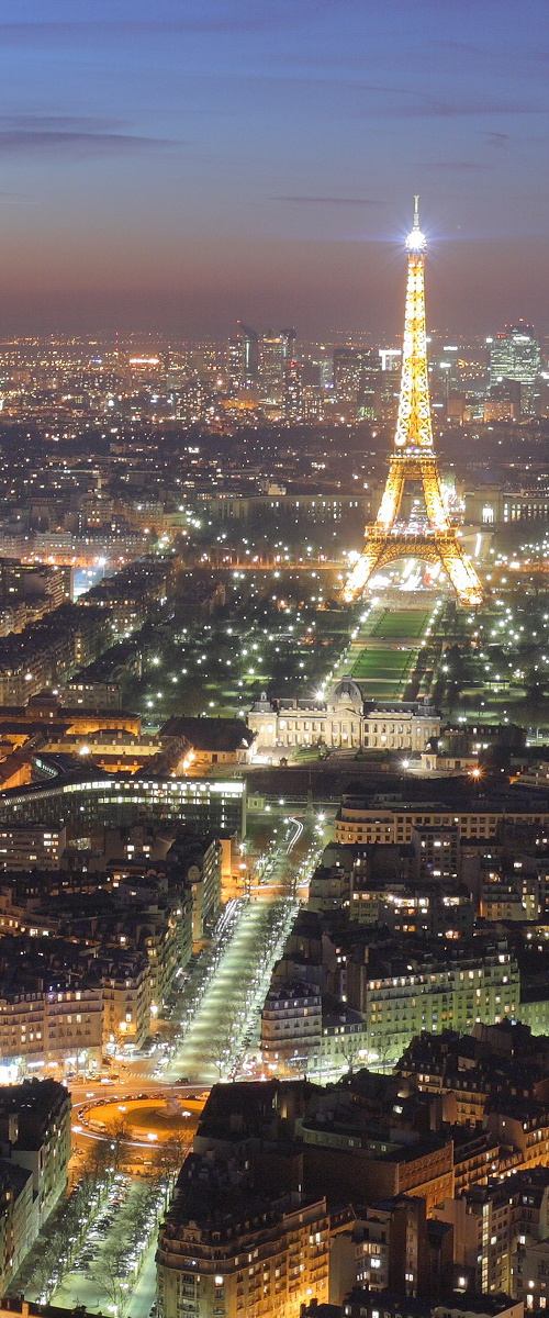 Panorama nocturno de París. Foto: Benh LIEU SONG