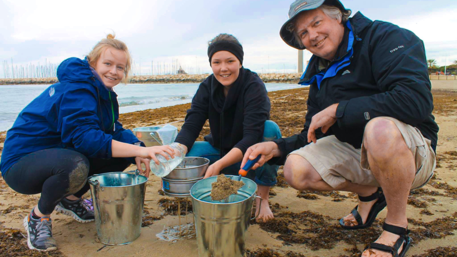 Marine sampling in Southern France - Jo Calcutt