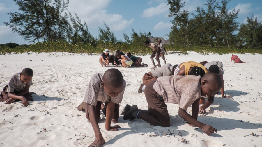 13. Conservation in action, Nurdle hunt with Env. club members, Monicah Njambi, A Rocha Kenya