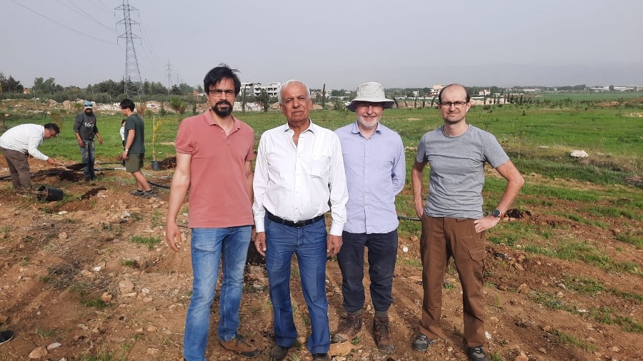 Guillaume de Vaulx, Atif al-Mays, Colin Gibson and Damien Boustani